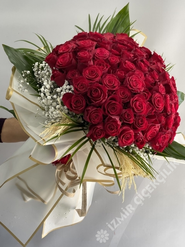 101 Premium Red Rose Bouquet