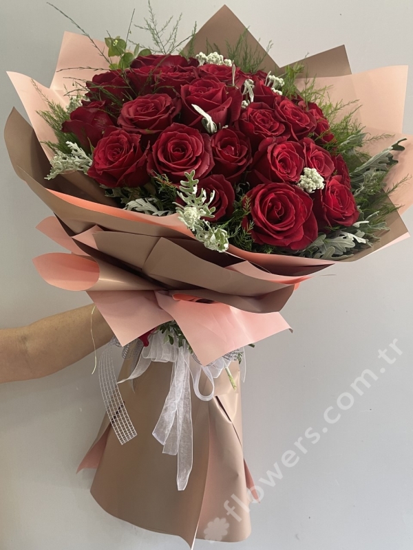 21 Red Rose Bouquet