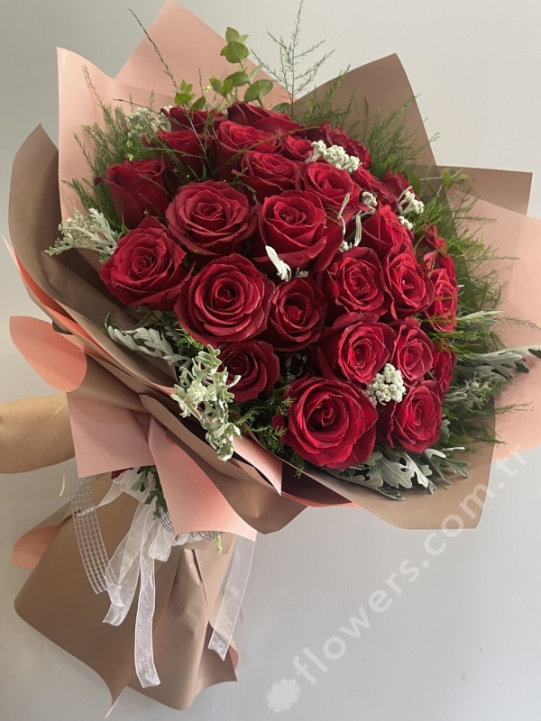 21 Red Rose Bouquet