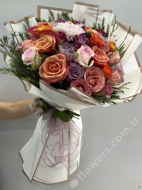 Deluxe Mix Rose Bouquet