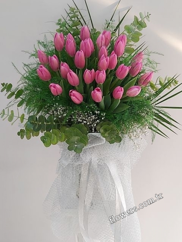 Pink Tulip Bouquet