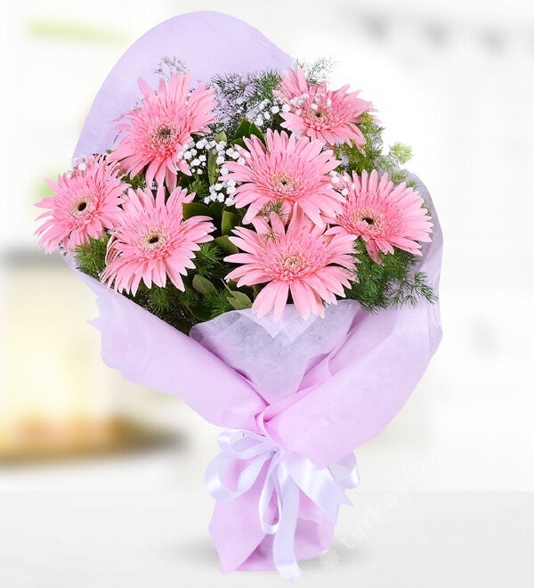 Pink Gerbera Bouquet