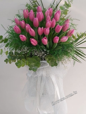 Pink Tulip Bouquet